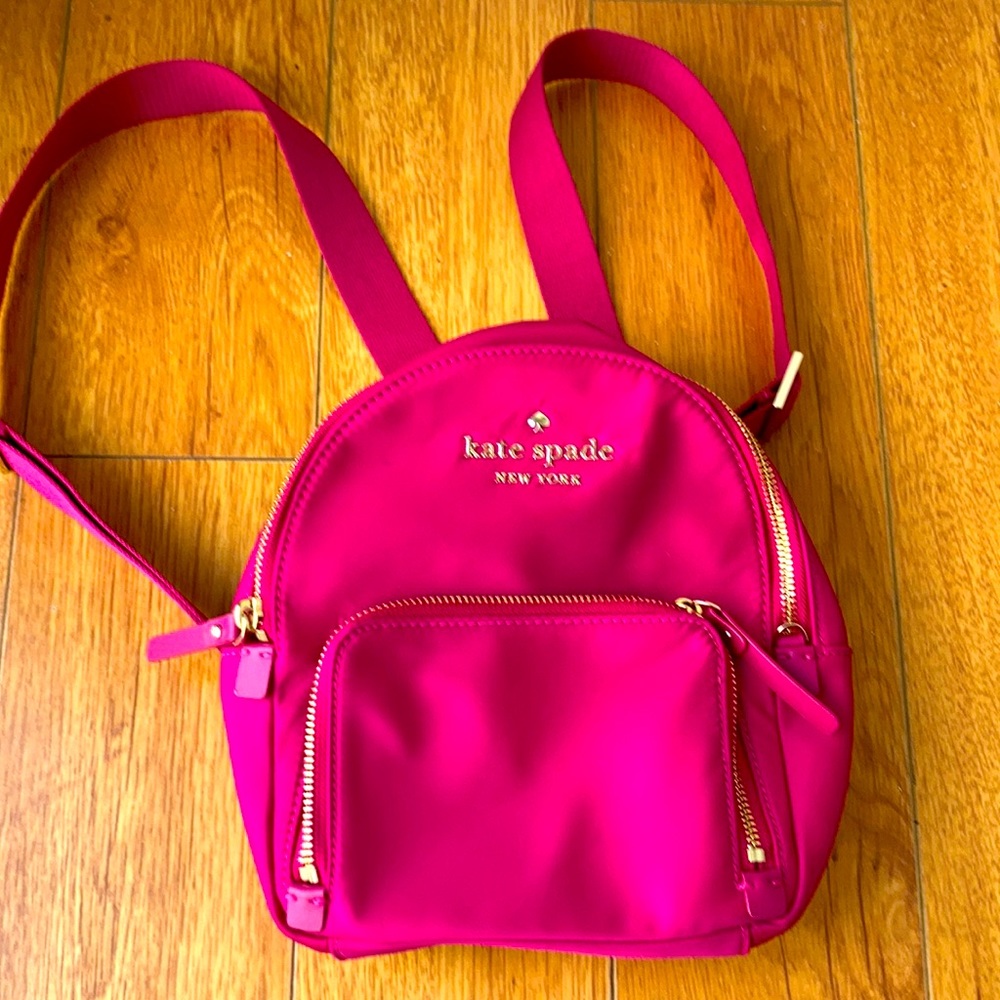 Hot Pink Never Worn Kate Spade Mini Nylon Backpack